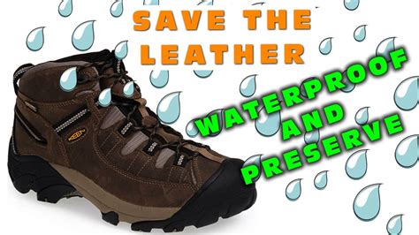 how to waterproof fake leather shoes|best waterproofing for smooth leather.